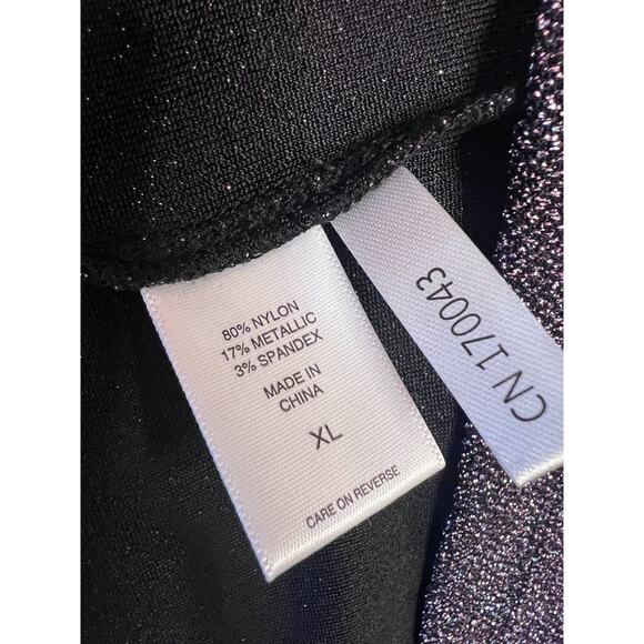 Happy Nature NWT Size XL Dress Sparkles Short Sleeve Perf for Holidays - Picture 4 of 6